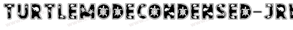 TurtleModeCondensed-JRW1E字体转换