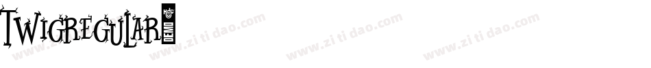 TwigRegular字体转换