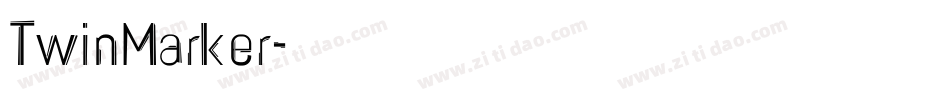 TwinMarker字体转换