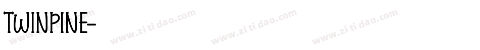 TWINPINE字体转换