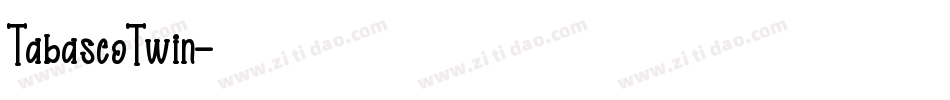 TabascoTwin字体转换