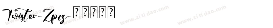 Twister-Zp6z字体转换
