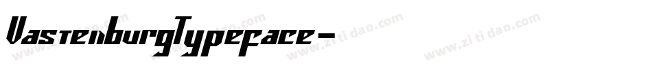 VastenburgTypeface字体转换