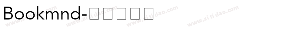 Bookmnd字体转换