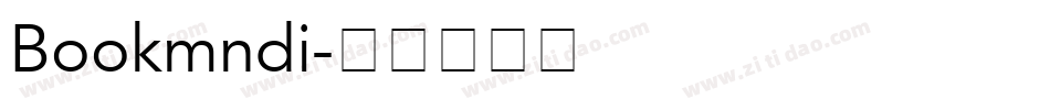 Bookmndi字体转换