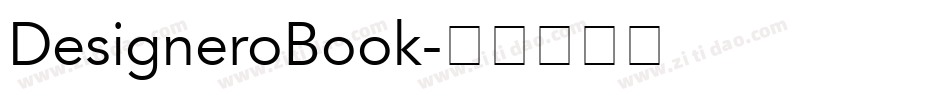 DesigneroBook字体转换 DesigneroBook字体转换