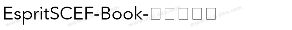 EspritSCEF-Book字体转换