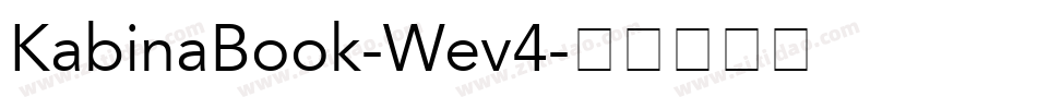 KabinaBook-Wev4字体转换