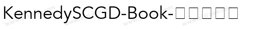 KennedySCGD-Book字体转换