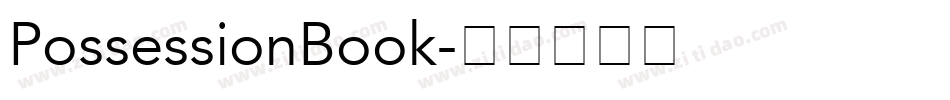 PossessionBook字体转换