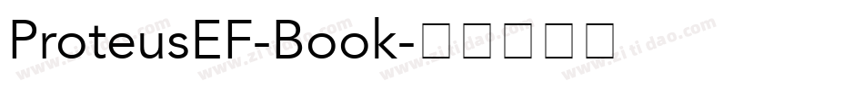 ProteusEF-Book字体转换
