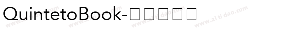 QuintetoBook字体转换