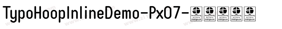 TypoHoopInlineDemo-PxO7字体转换