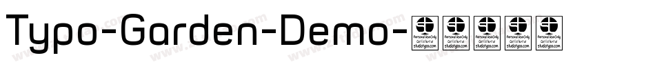 Typo-Garden-Demo字体转换
