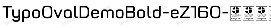 TypoOvalDemoBold-eZ16O字体转换