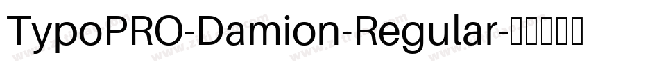 TypoPRO-Damion-Regular字体转换