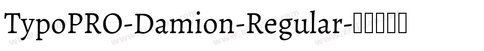 TypoPRO-Damion-Regular字体转换