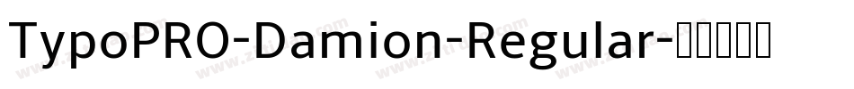 TypoPRO-Damion-Regular字体转换