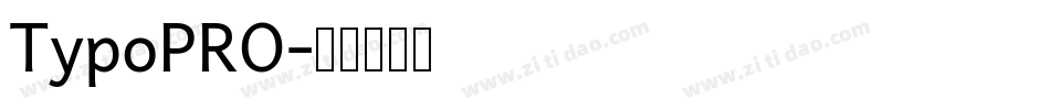 TypoPRO字体转换