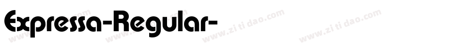 Expressa-Regular字体转换