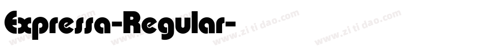 Expressa-Regular字体转换