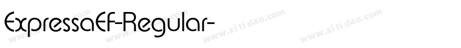 ExpressaEF-Regular字体转换