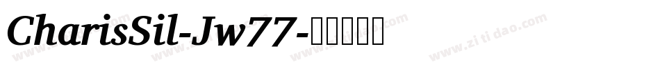 CharisSil-Jw77字体转换