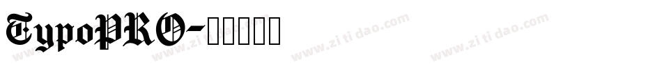 TypoPRO字体转换