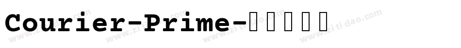 Courier-Prime字体转换