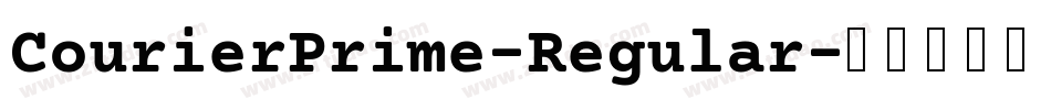 CourierPrime-Regular字体转换
