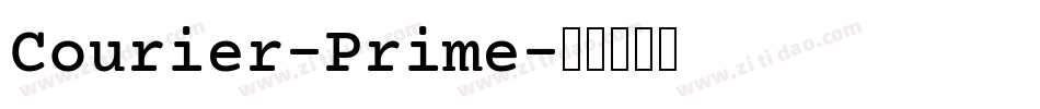 Courier-Prime字体转换