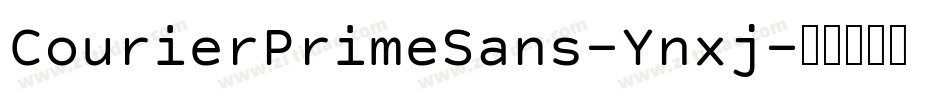 CourierPrimeSans-Ynxj字体转换