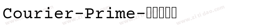 Courier-Prime字体转换