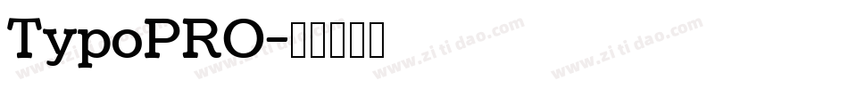 TypoPRO字体转换