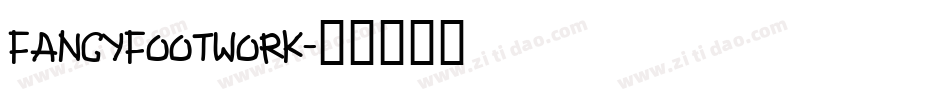 FANCYFOOTWORK字体转换