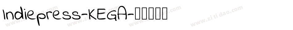 Indiepress-KEGA字体转换