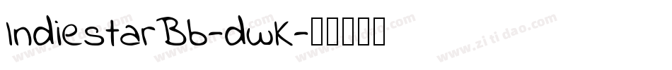 IndiestarBb-dwK字体转换
