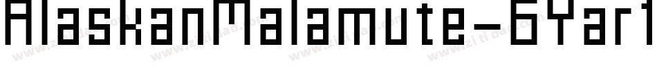 AlaskanMalamute-6Yar1字体转换