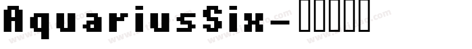 AquariusSix字体转换