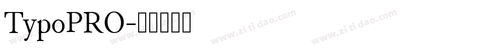 TypoPRO字体转换