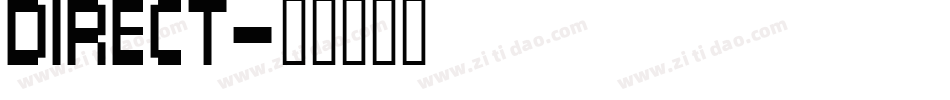 DIRECT字体转换