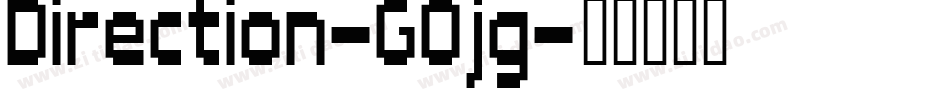 Direction-GOjg字体转换