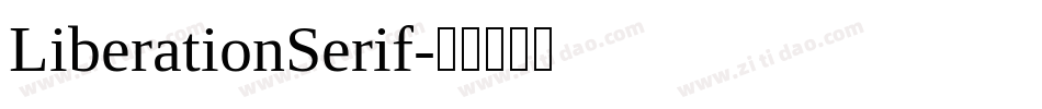 LiberationSerif字体转换