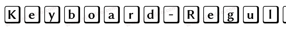 Keyboard-RegularItalic字体转换