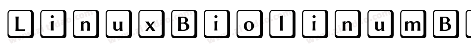 LinuxBiolinumBold-A8rL字体转换