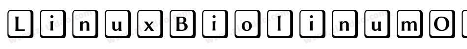 LinuxBiolinumOutlineBold-5mqB字体转换