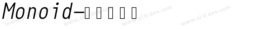 Monoid字体转换