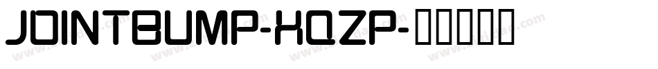 Jointbump-XqzP字体转换