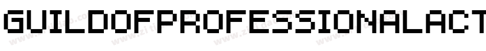GuildOfProfessionalActors-GO2a字体转换