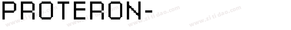PROTERON字体转换